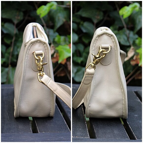 Coach Vintage - Beautiful - Swinger Crossbody 4040 in Bone, Almost Unused! 80s - Picture 6 of 12
